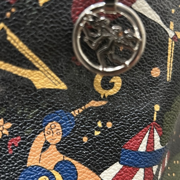 New Piero Guidi Chiara Tote Bag Magic Circus Tote Handbag - Picture 2 of 12